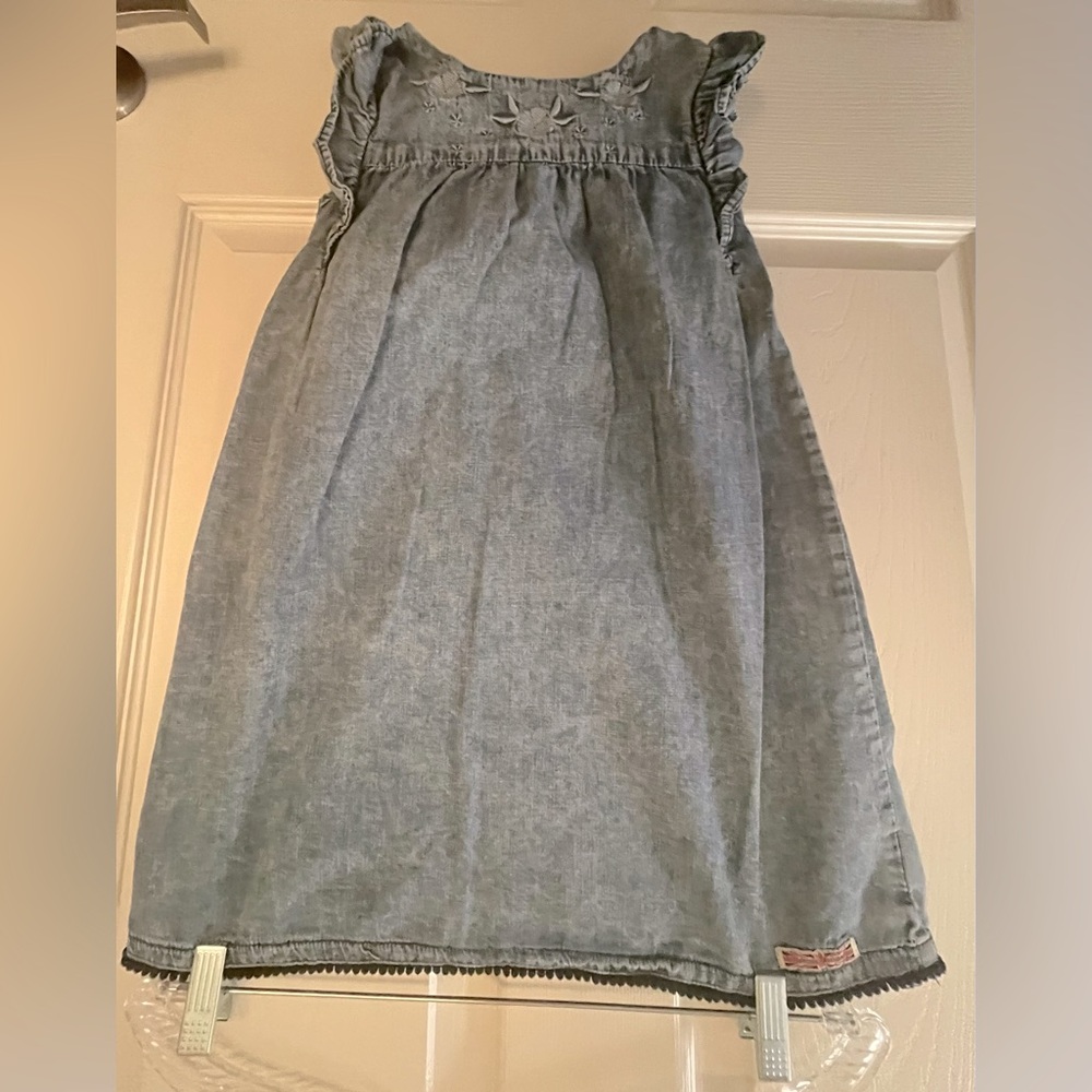 Hudson girls chambray dress size 6X (children’s)